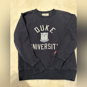 Duke University Navy Crewneck Sweatshirt sze Med